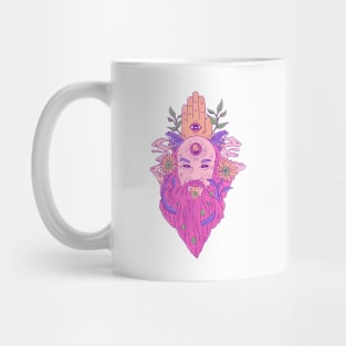 Smiling RamDass in a Spiritual journey Mug